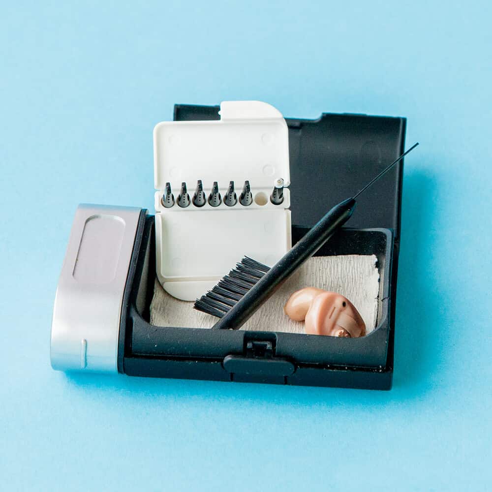 hearing aid cleaning box